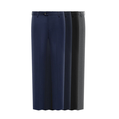 Black Slim Fit Men's Formal Casual Suit Pants