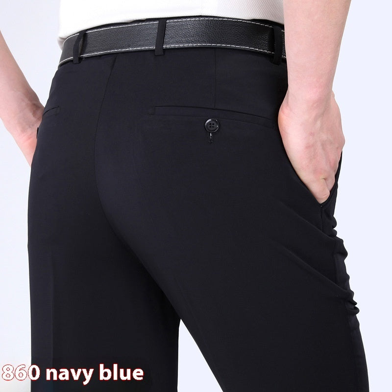 Men's Suit Pants High Waist