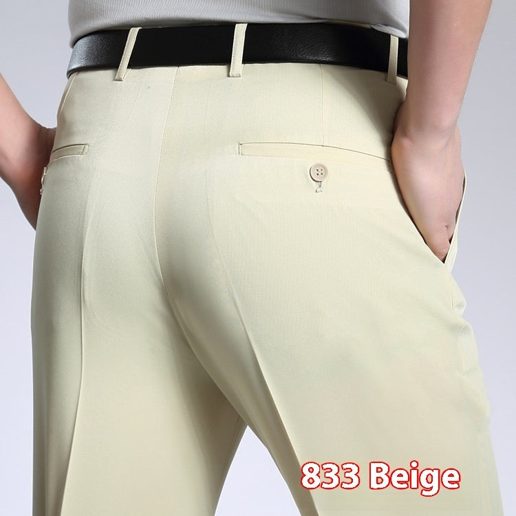 Men's Suit Pants High Waist