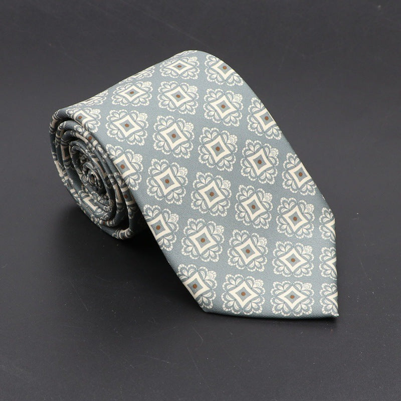 Men's Bohemian Silk 75mm Necktie