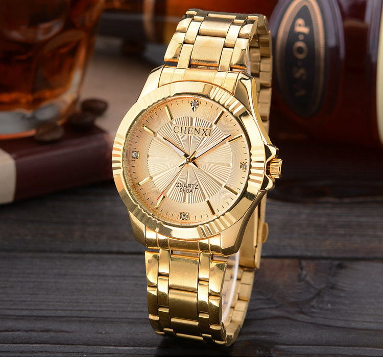 Gold Dress Watch Stainless Steel