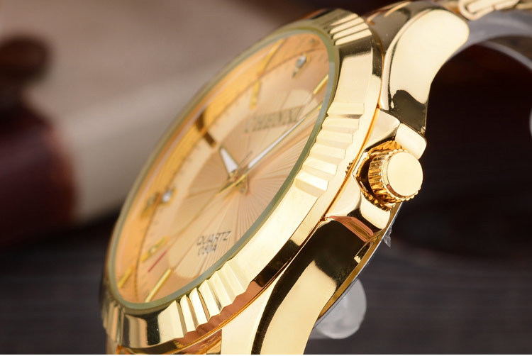 Gold Dress Watch Stainless Steel
