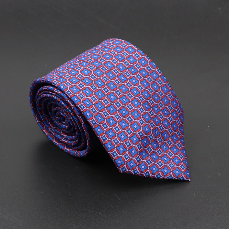 Men's Bohemian Silk 75mm Necktie