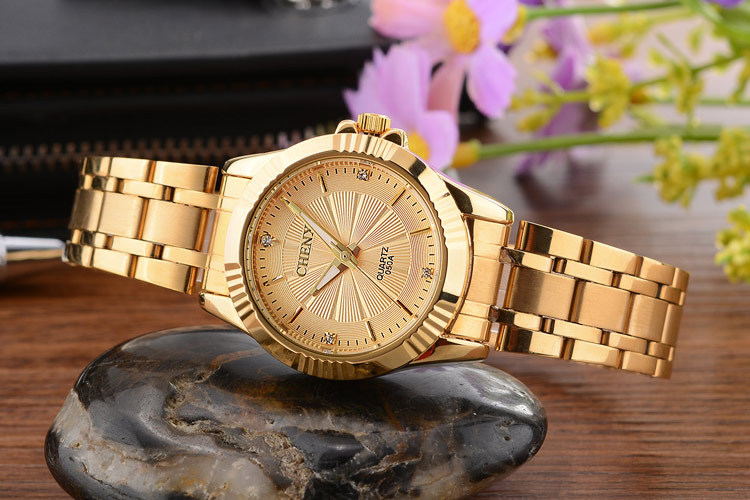 Gold Dress Watch Stainless Steel