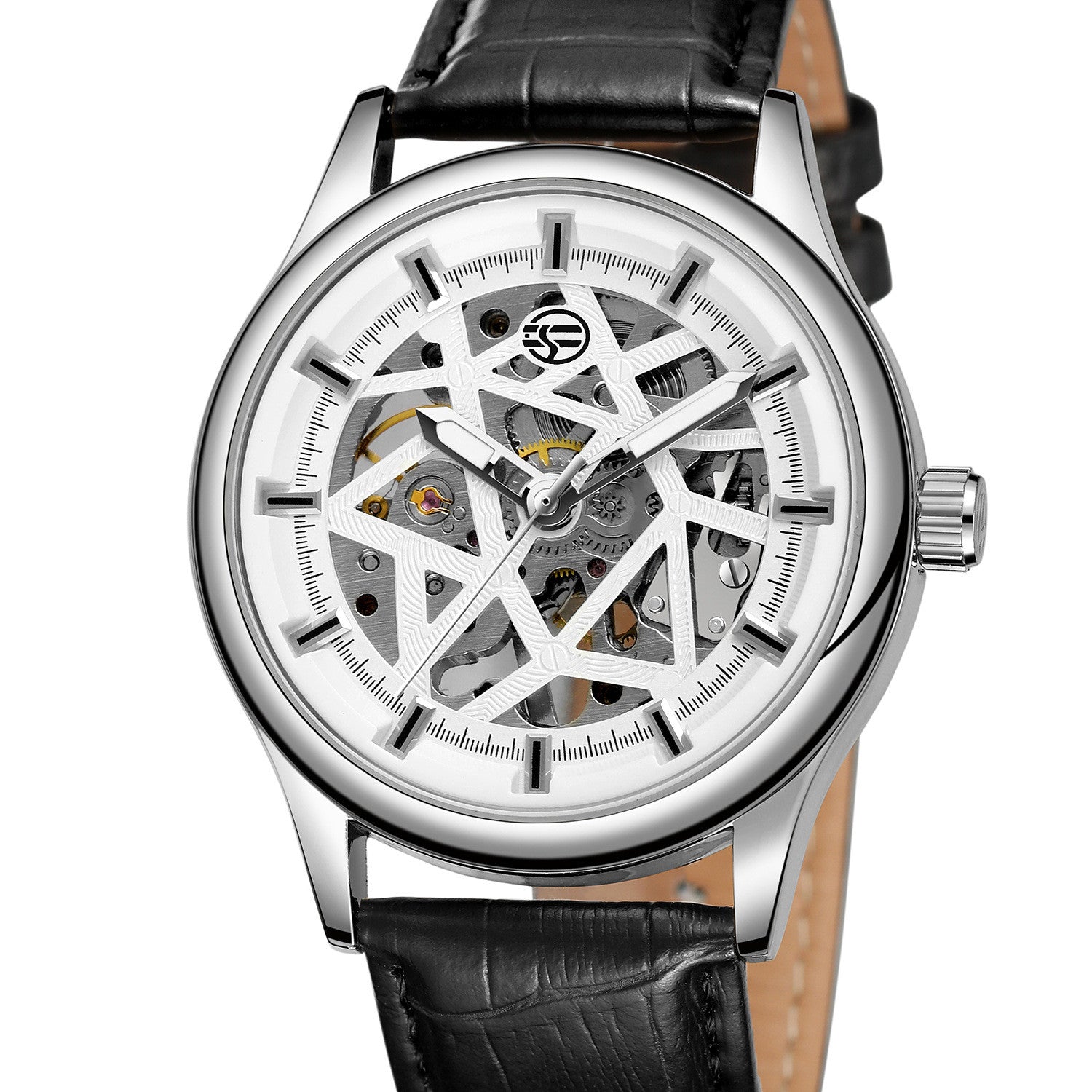 Golden Gear Movement Retro Royal Classic Watch