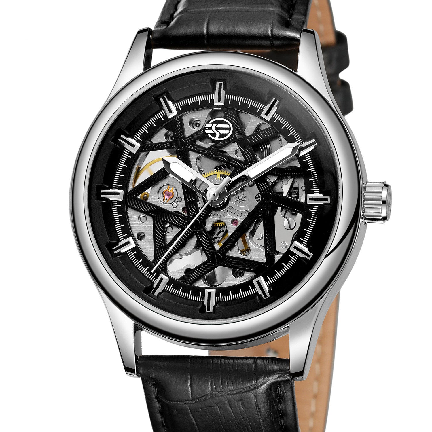 Golden Gear Movement Retro Royal Classic Watch