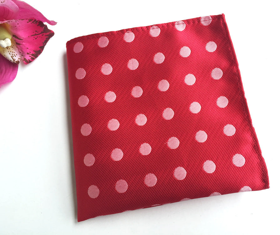 Fashion Polka Dot Big Polka Dot Suit Pocket Square