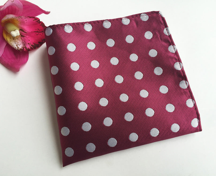 Fashion Polka Dot Big Polka Dot Suit Pocket Square