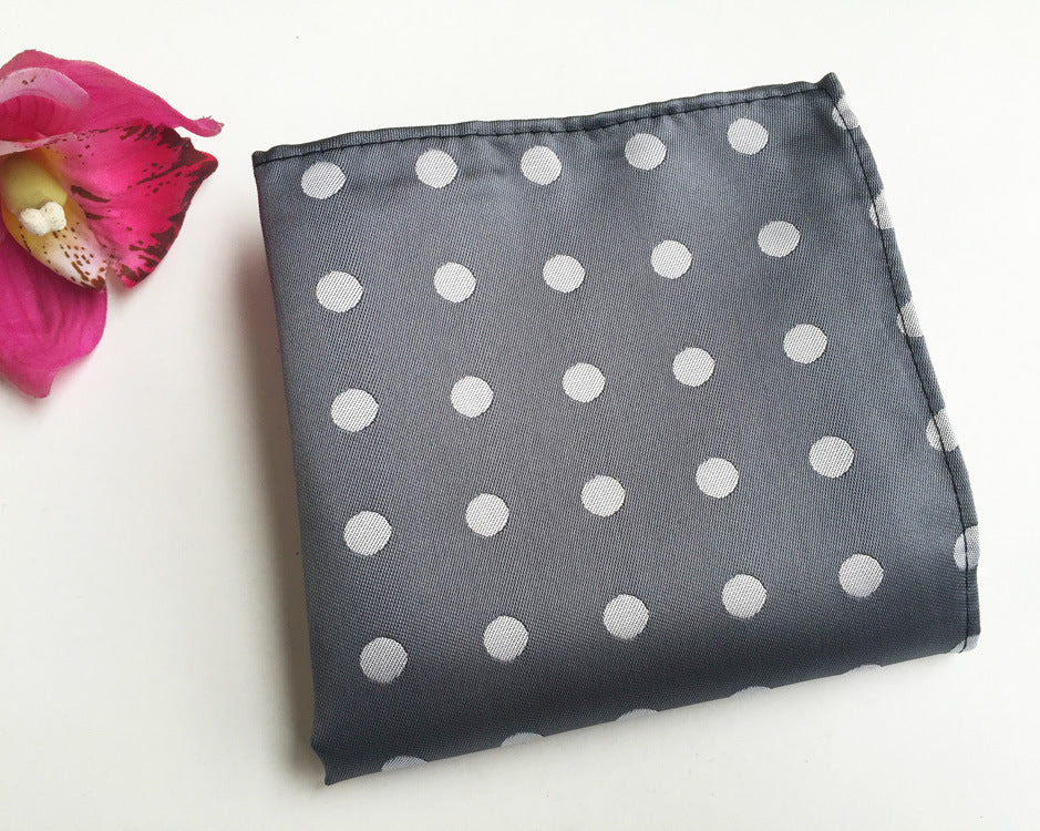 Fashion Polka Dot Big Polka Dot Suit Pocket Square