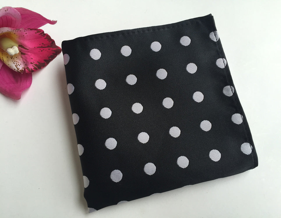 Fashion Polka Dot Big Polka Dot Suit Pocket Square