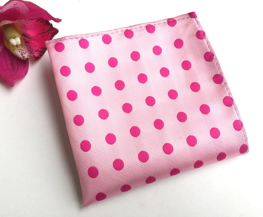 Fashion Polka Dot Big Polka Dot Suit Pocket Square