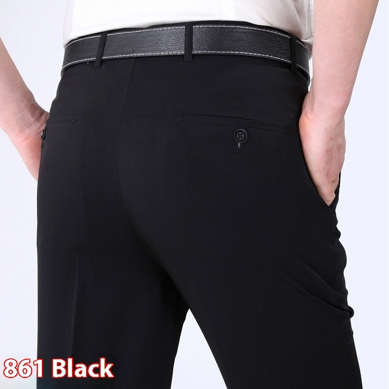 Men's Suit Pants High Waist