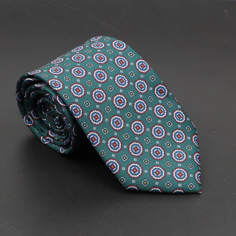 Men's Bohemian Silk 75mm Necktie