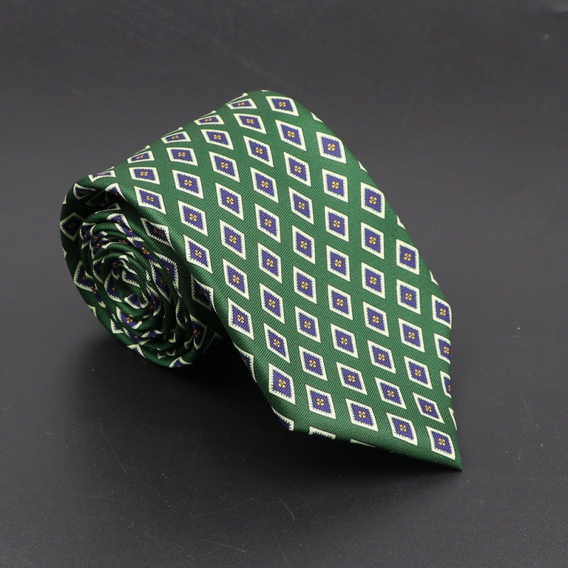 Men's Bohemian Silk 75mm Necktie