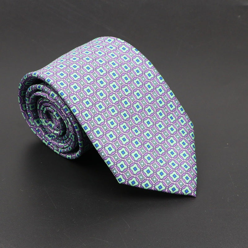 Men's Bohemian Silk 75mm Necktie
