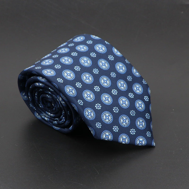 Men's Bohemian Silk 75mm Necktie