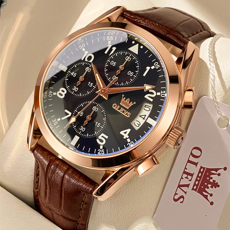 Men's Luxury Waterproof Luminous Quartz Watch