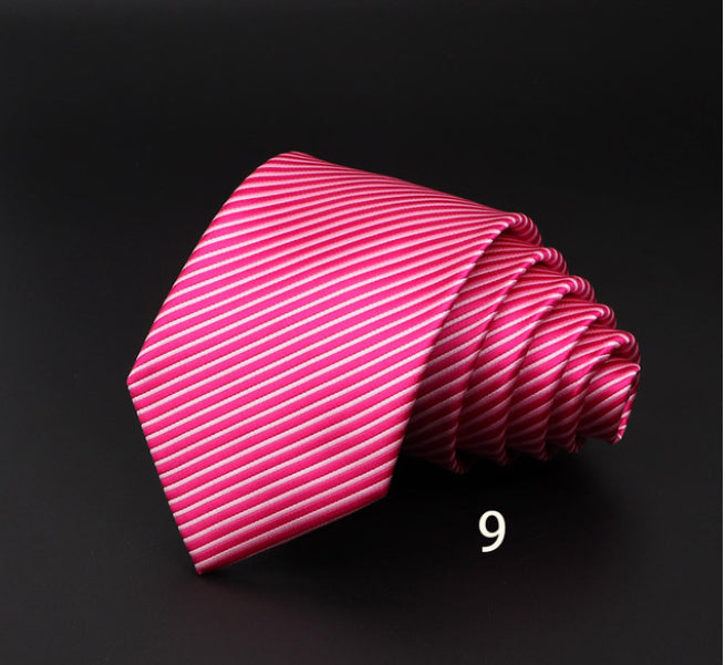 Men's Striped British Gentleman Polyester Fiber Tie