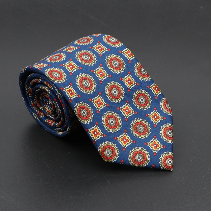 Men's Bohemian Silk 75mm Necktie