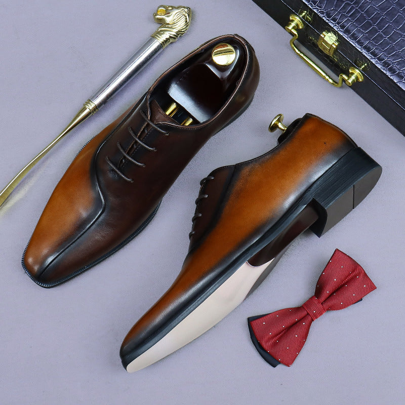 Men's British Style Formal Leather Dress Shoes
