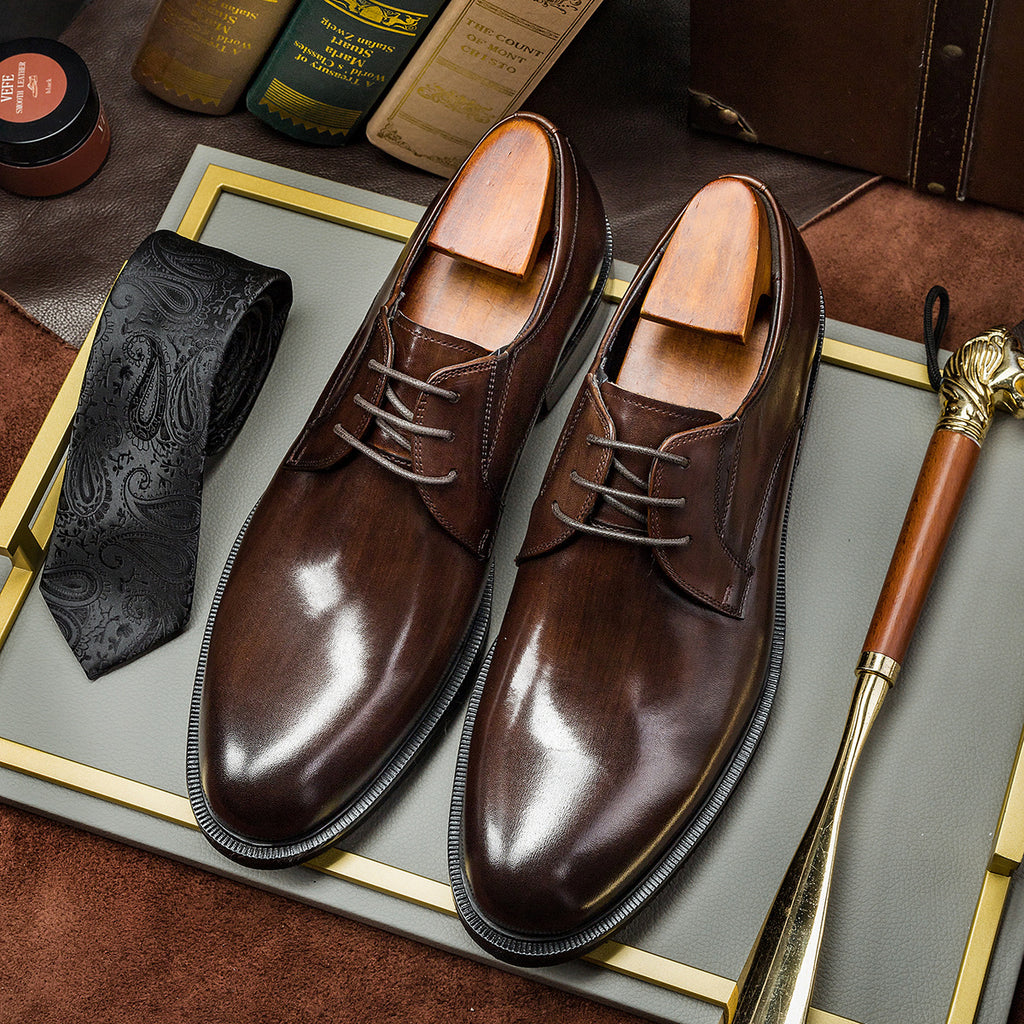 Korean-style Leather Dress Shoes