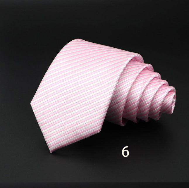 Men's Striped British Gentleman Polyester Fiber Tie