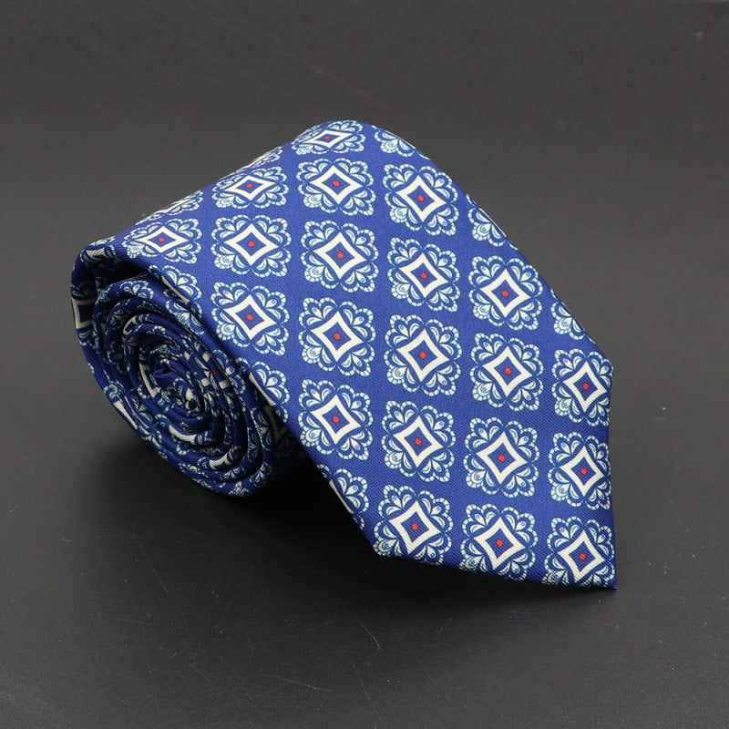 Men's Bohemian Silk 75mm Necktie