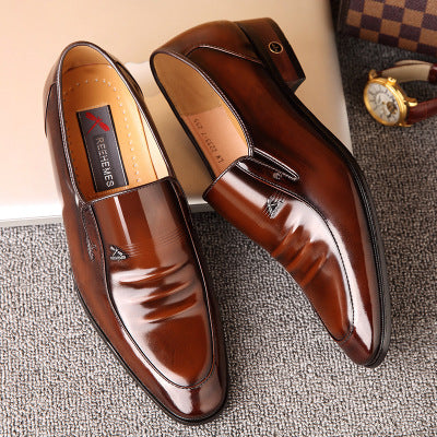 Men's British Style Patent Leather Dress Shoes