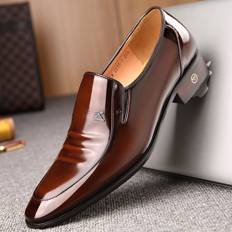Men's British Style Patent Leather Dress Shoes