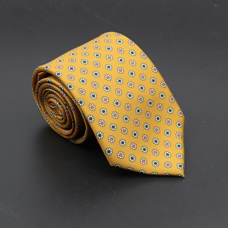 Men's Bohemian Silk 75mm Necktie