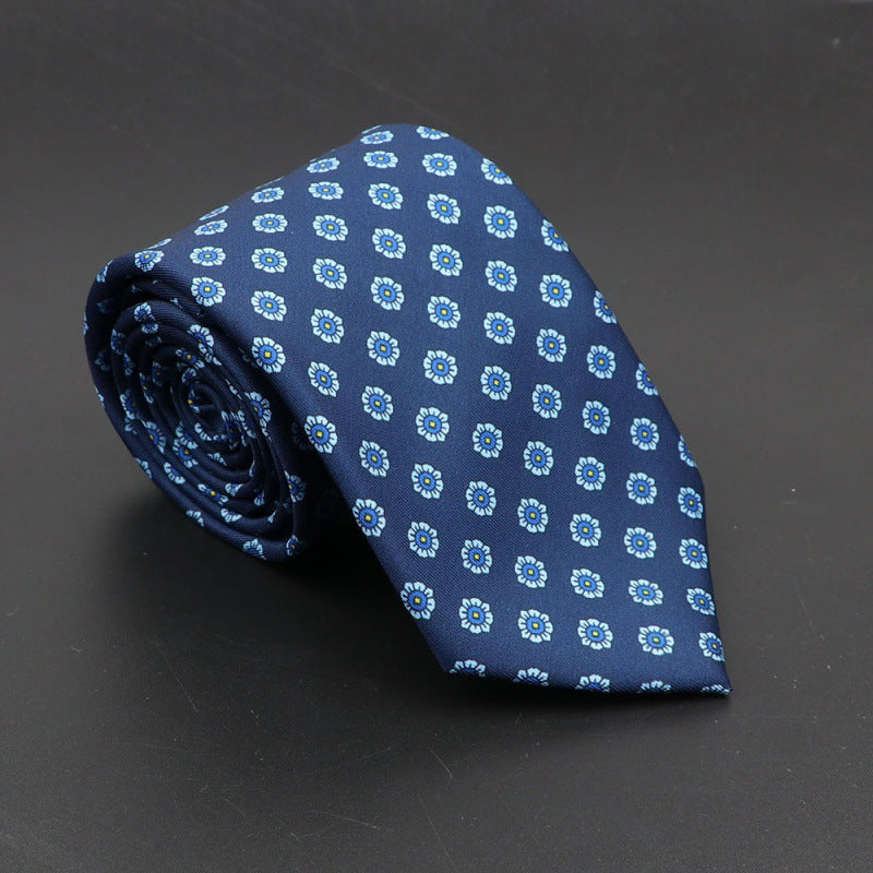 Men's Bohemian Silk 75mm Necktie