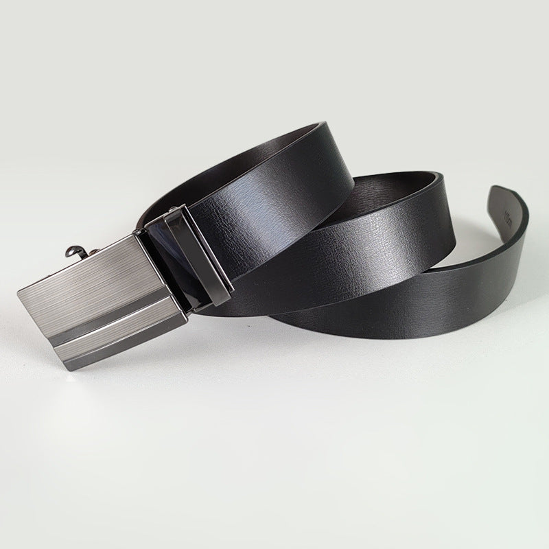 Automatic Buckle Toothless Men's Belt