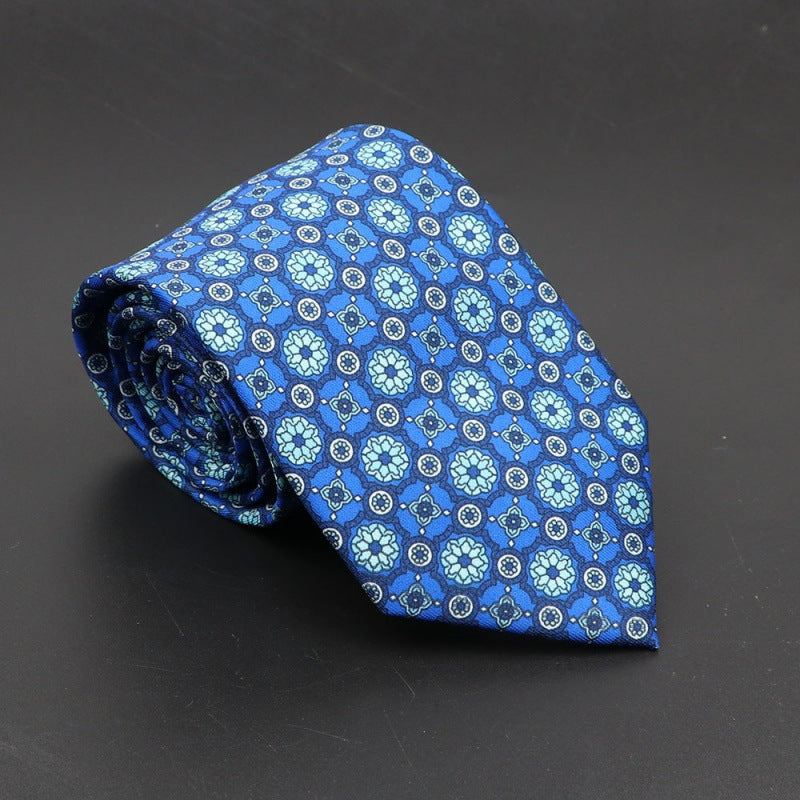 Men's Bohemian Silk 75mm Necktie