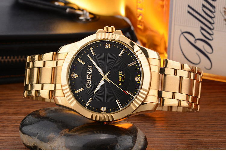 Gold Dress Watch Stainless Steel