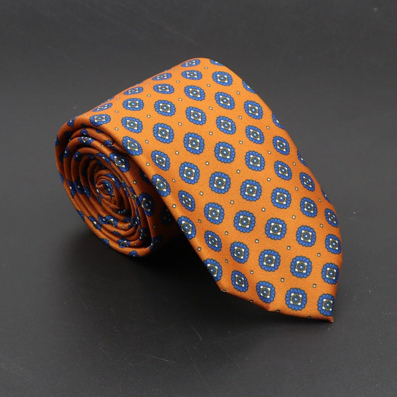 Men's Bohemian Silk 75mm Necktie