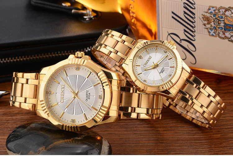 Gold Dress Watch Stainless Steel