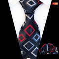 Pocket Square Tie Two-piece Set Polyester Jacquard High Filling Density Fabric