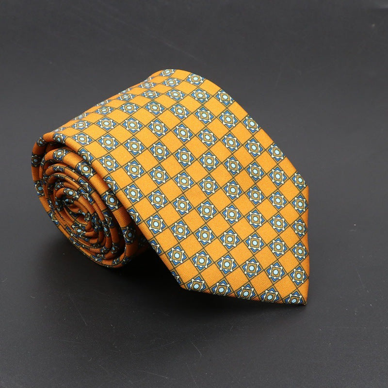 Men's Bohemian Silk 75mm Necktie