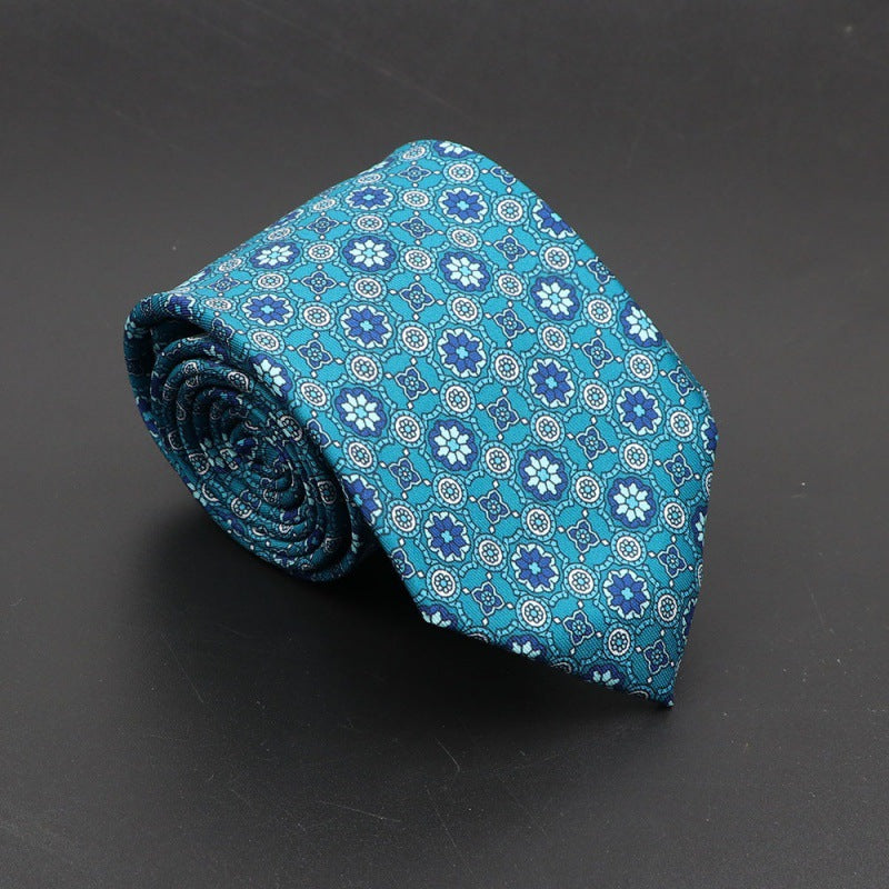 Men's Bohemian Silk 75mm Necktie