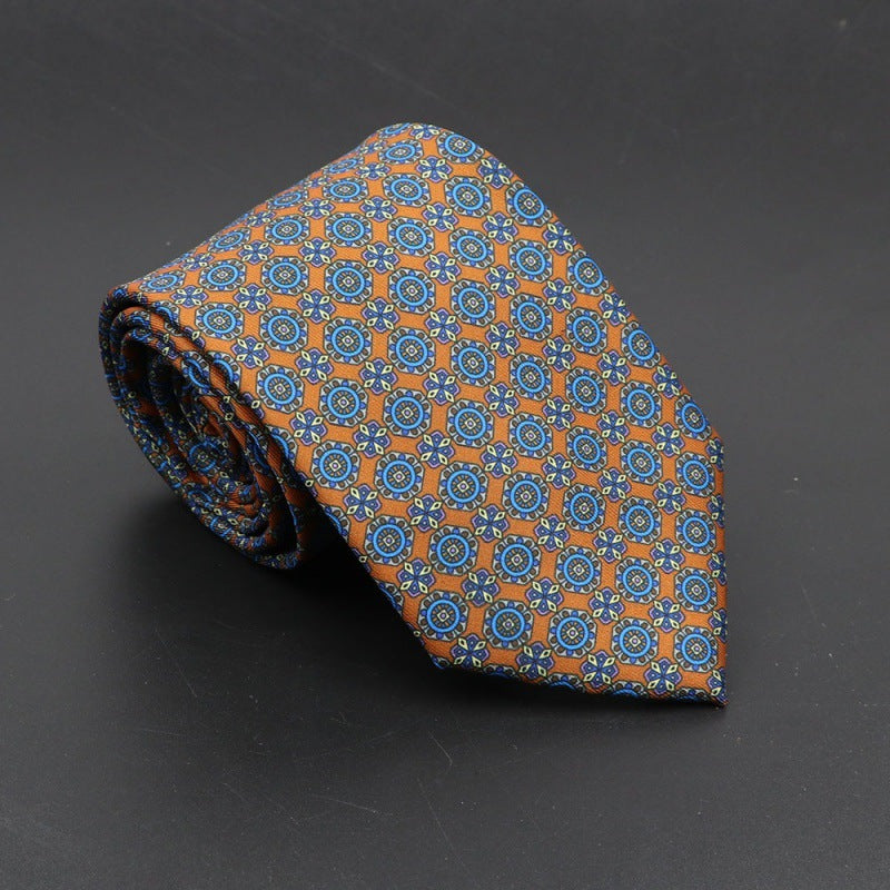Men's Bohemian Silk 75mm Necktie