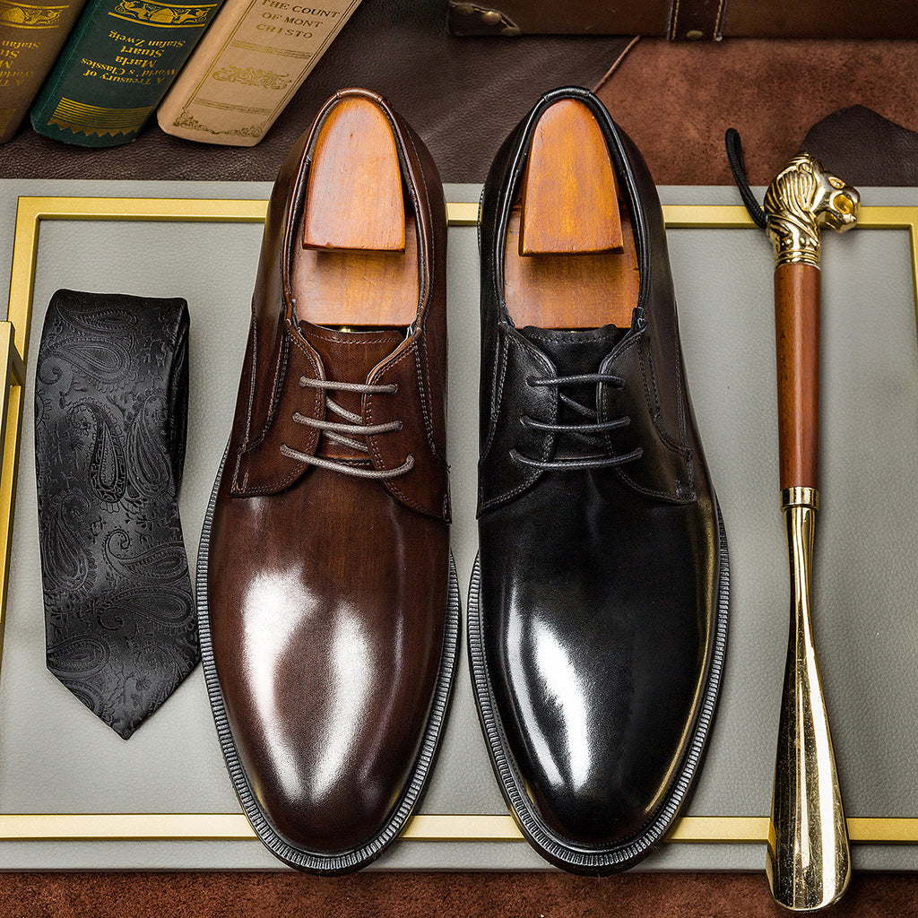 Korean-style Leather Dress Shoes