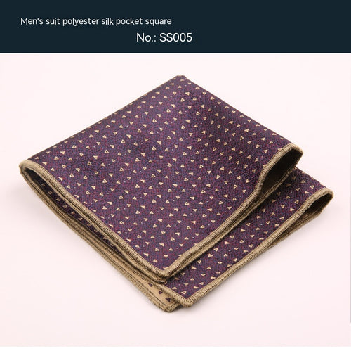 Formal Pocket Square Striped Plaid