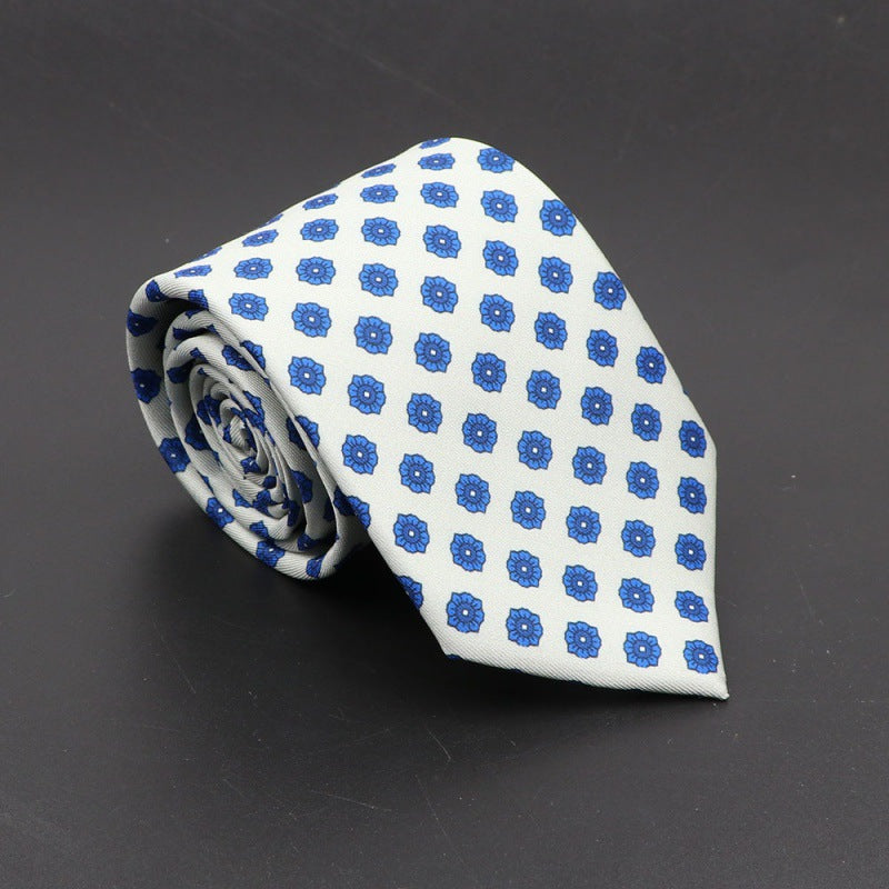 Men's Bohemian Silk 75mm Necktie