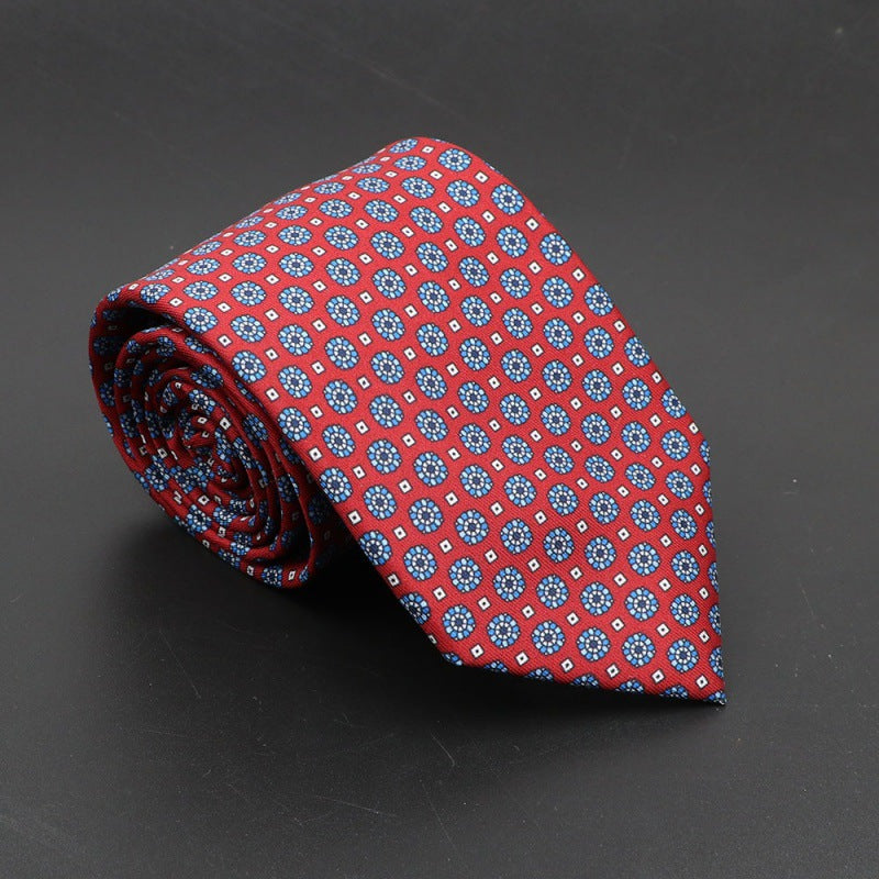 Men's Bohemian Silk 75mm Necktie