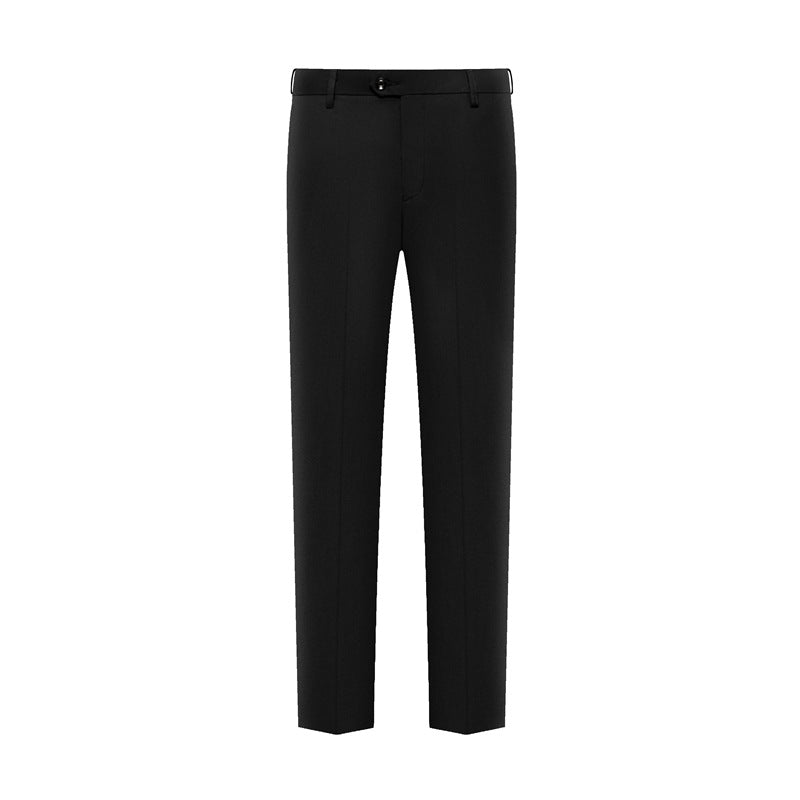 Black Slim Fit Men's Formal Casual Suit Pants