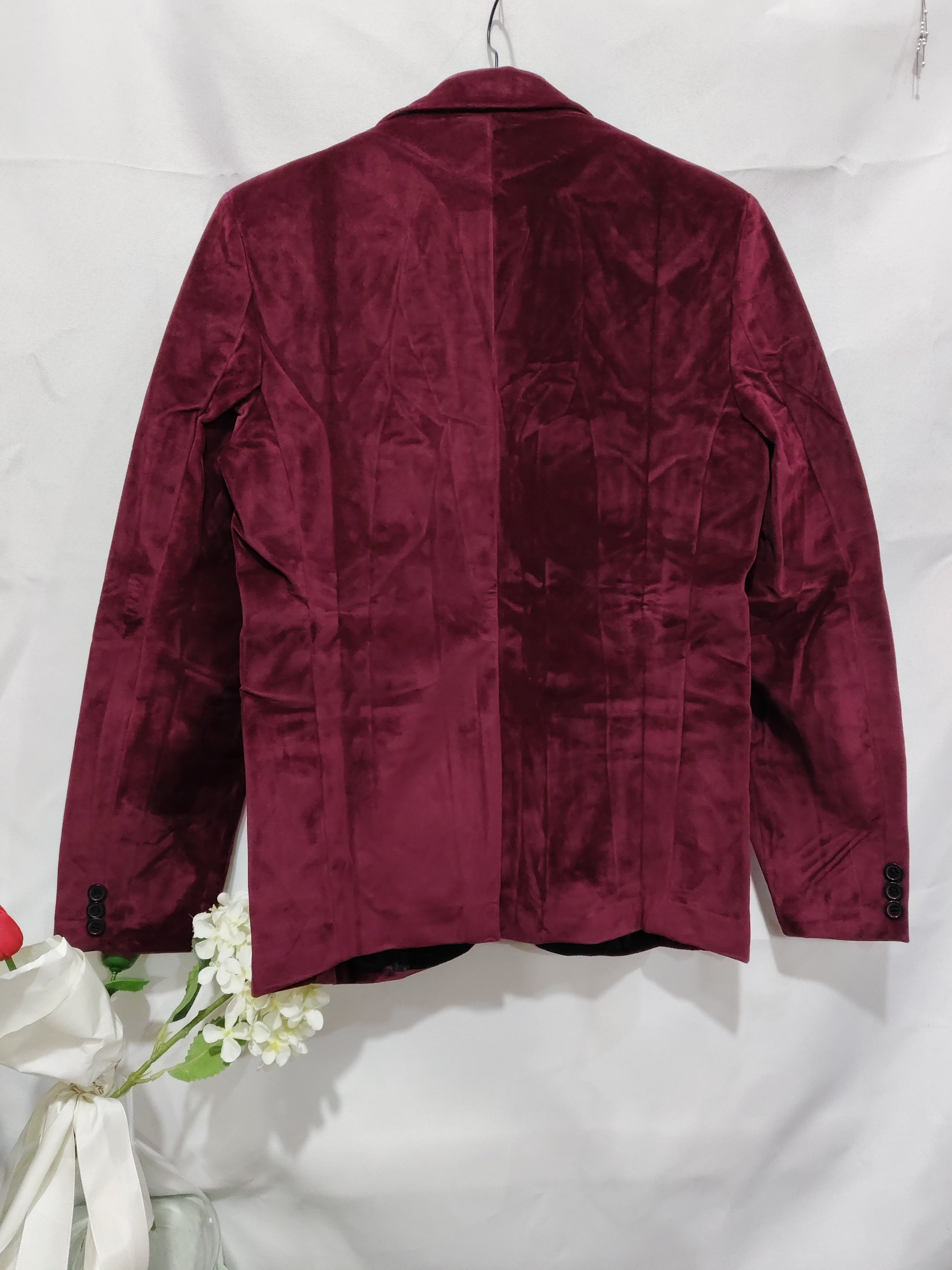 Autumn And Winter Golden Velvet Blazer High Quality Slim Fit Blazer Fashion Casual Men Groom Singer