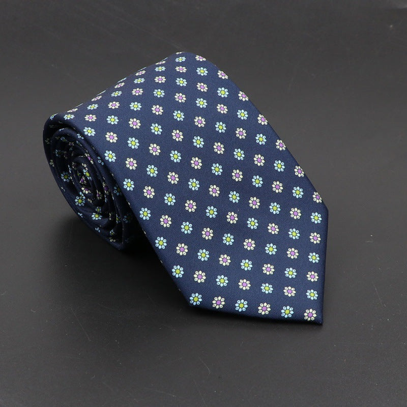 Men's Bohemian Silk 75mm Necktie