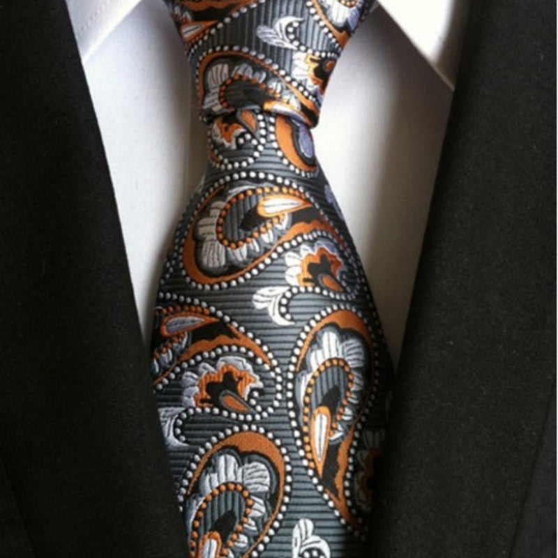 Men S Tie 8cm Business Gentleman British Formal Wear