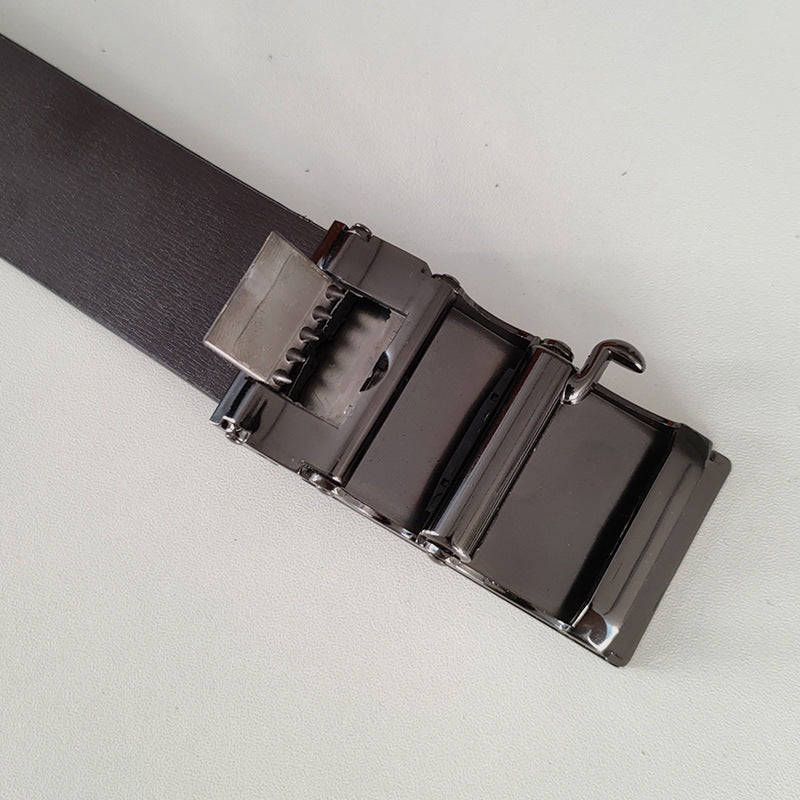 Automatic Buckle Toothless Men's Belt