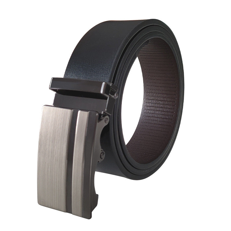 Automatic Buckle Toothless Men's Belt